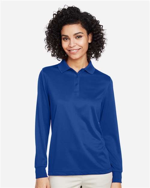 Harriton - Women's Advantage Snag Protection Plus IL Long Sleeve Polo - M348LW