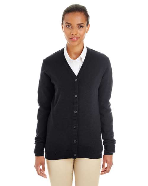 Harriton - Women's Pilbloc V-Neck Button Cardigan Sweater - M425W