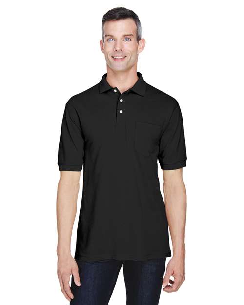 Harriton - Men's Easy Blend™ Polo with Pocket - M265P