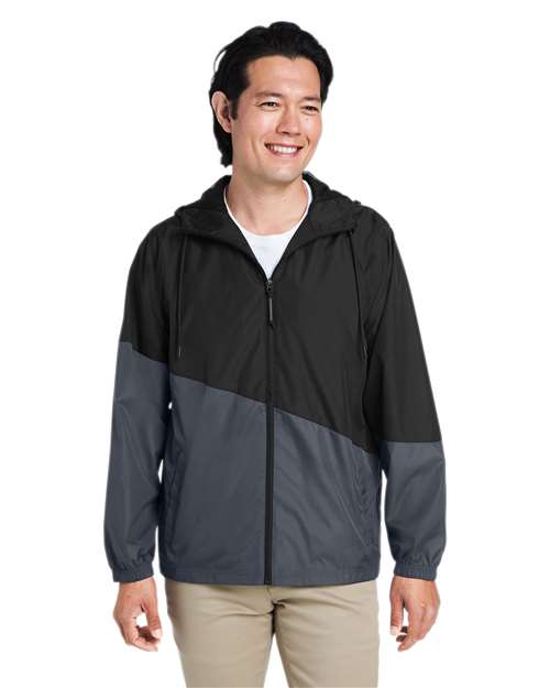 CORE365 - Unisex Techno Lite Colorblock Windbreaker - CE710