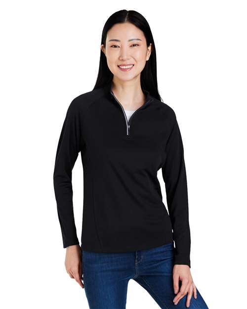 CORE365 - Women's Origin Performance Pique Quarter-Zip Pullover - CE418W