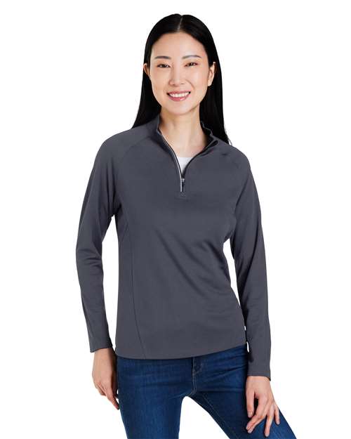 CORE365 - Women's Origin Performance Pique Quarter-Zip Pullover - CE418W