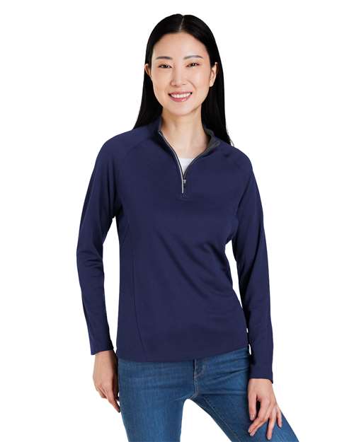 CORE365 - Women's Origin Performance Pique Quarter-Zip Pullover - CE418W