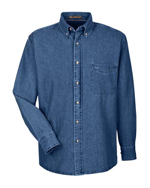 Harriton - Tall Long Sleeve Denim Shirt - M550T