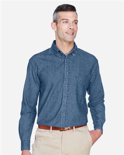 Harriton - Men's Tall Denim Shirt - M550T