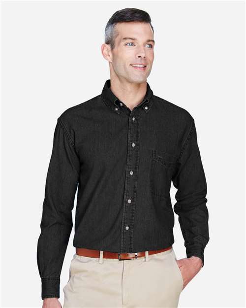Harriton - Men's Tall Denim Shirt - M550T