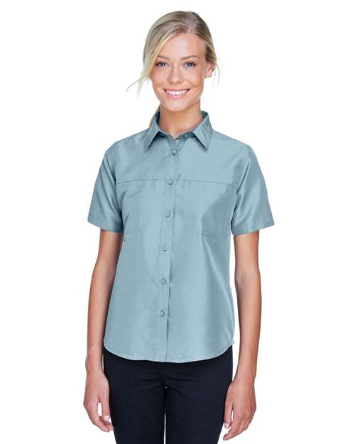 Harriton - Women's Key West Short Sleeve Performance Staff Shirt - M580W