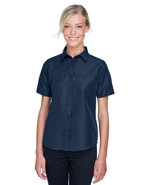 Harriton - Women's Key West Short Sleeve Performance Staff Shirt - M580W