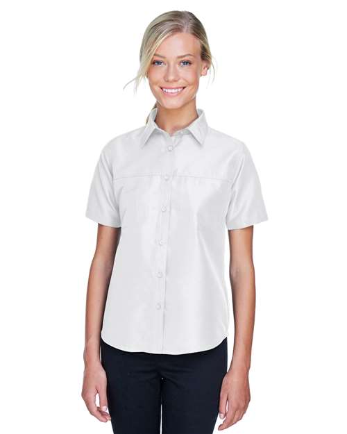 Harriton - Women's Key West Short Sleeve Performance Staff Shirt - M580W