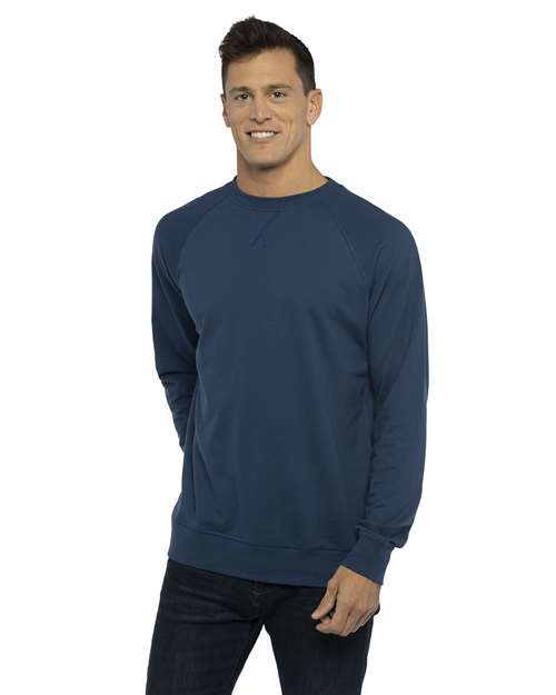 Next Level - Unisex Laguna Raglan Crewneck Sweatshirt - 9000