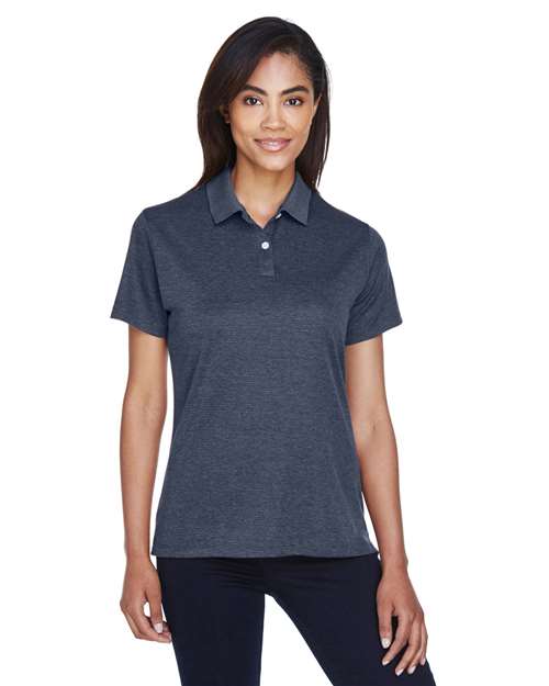 Devon & Jones - Women's Pima-Tech™ Jet Piqué Heather Polo - DG210W