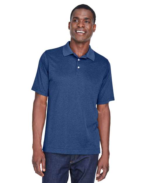 Devon & Jones - Pima-Tech™ Jet Piqué Heather Polo - DG210