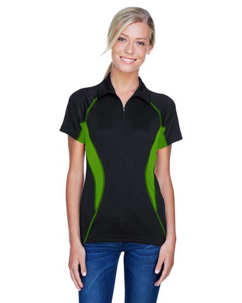 North End - Women's Serac UTK CoolLogik™ Performance Zippered Polo - 78657