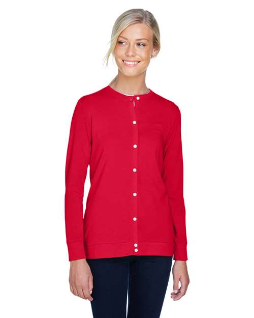 Devon & Jones - Women's Perfect Fit™ Ribbon Cardigan - DP181W