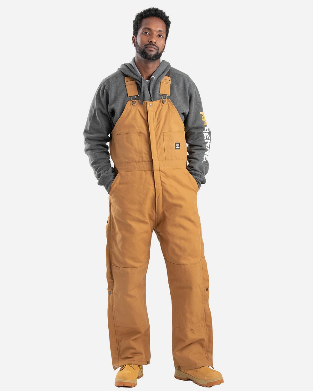 Berne Apparel - Men's Tall Heritage Insulated Bib Overall - B415T