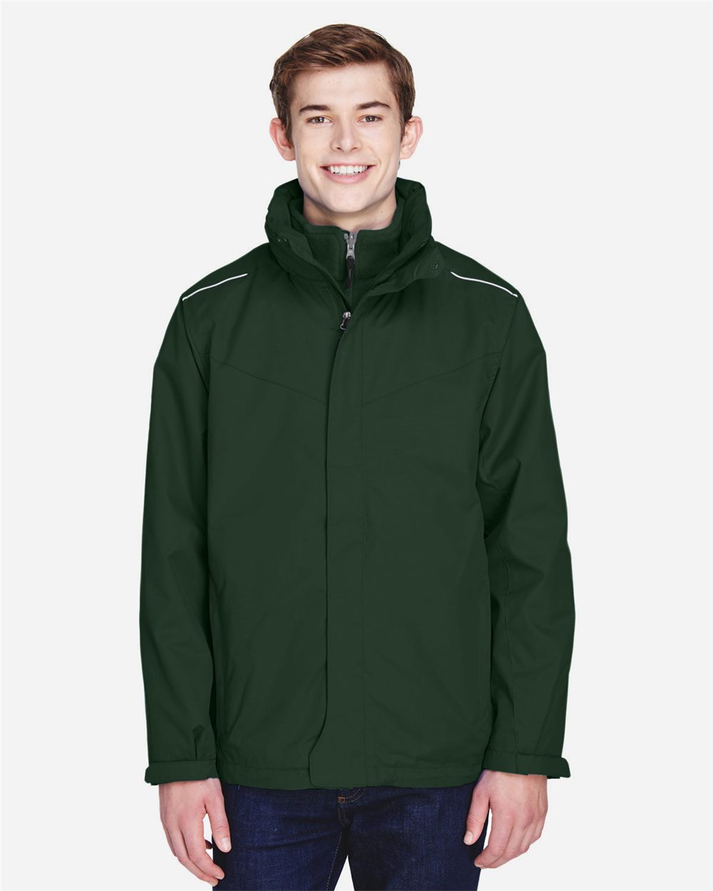 CORE365 - Men's Region 3-in-1 Jacket with Fleece Liner - 88205