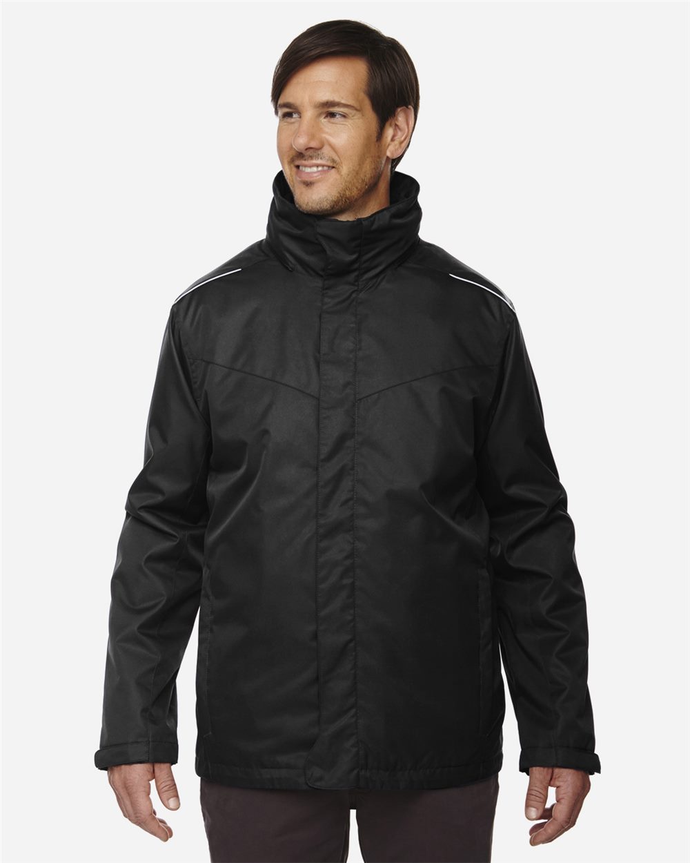 CORE365 - Men's Tall Region 3-in-1 Jacket with Fleece Liner - 88205T