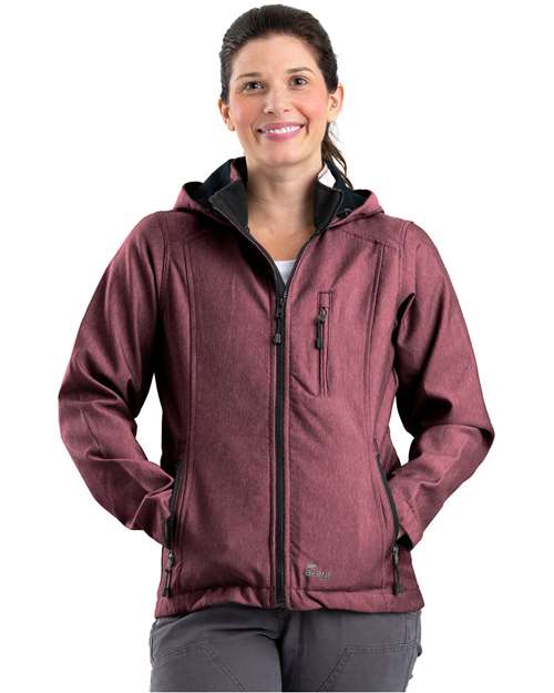 Berne Apparel - Women’s Hooded Soft Shell Jacket - WJS301