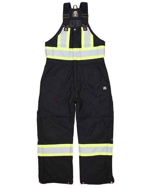 Berne Apparel - Safety Striped Arctic Insulated Bib Overall - HVNB02