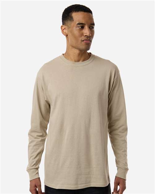 M&O - Unisex Gold Soft Touch Long Sleeve T-Shirt - 4820