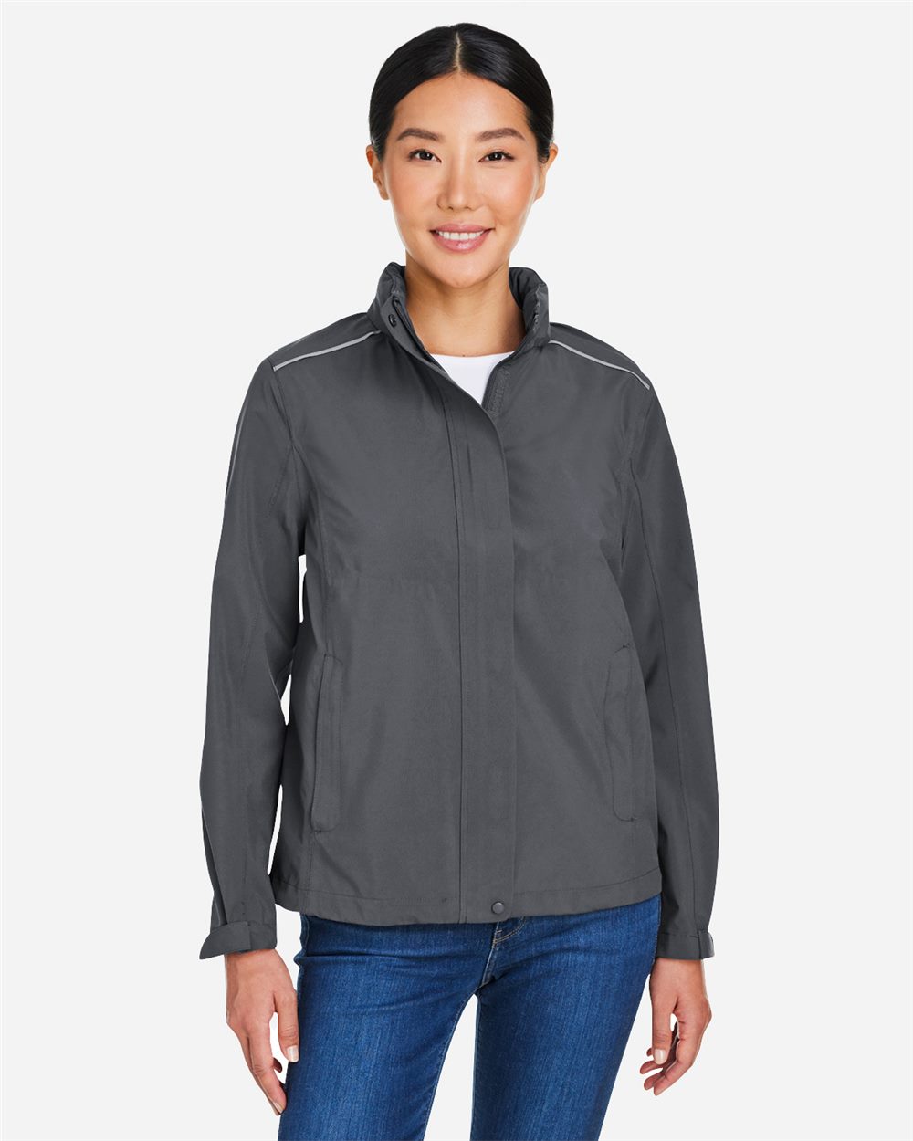 CORE365 - Women's Barrier Packable Waterproof Rain Jacket - CE712W