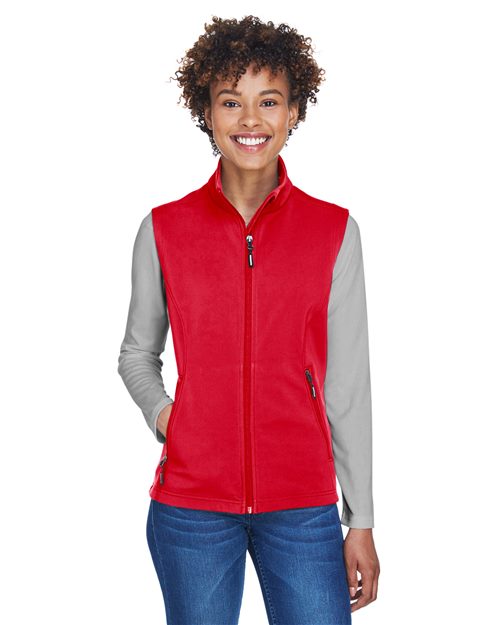 CORE365 - Women's Cruise Two-Layer Fleece Bonded Soft Shell Vest - CE701W