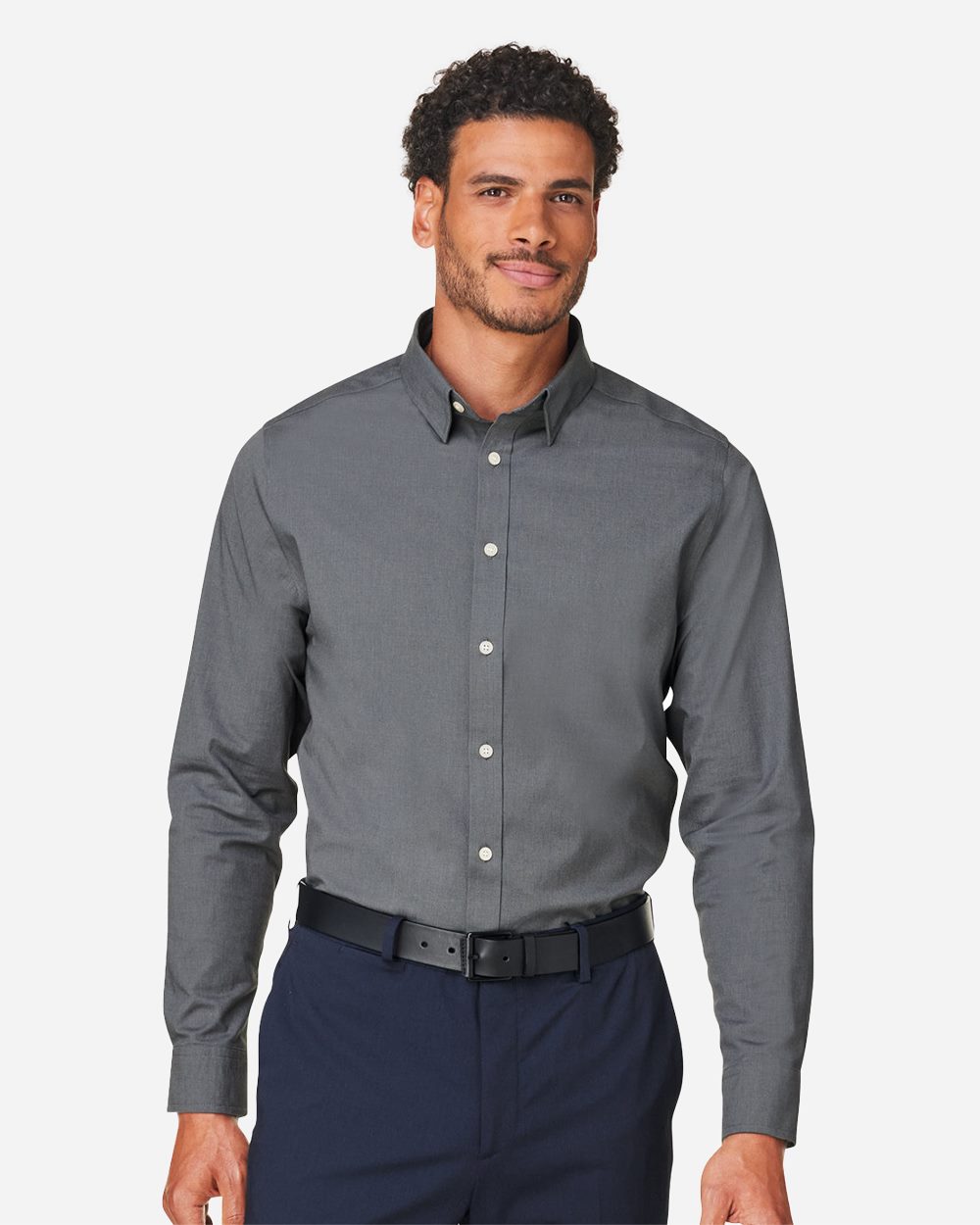 Devon & Jones - Men's CrownLux Performance® Spencer Poplin Dress Shirt - DG505