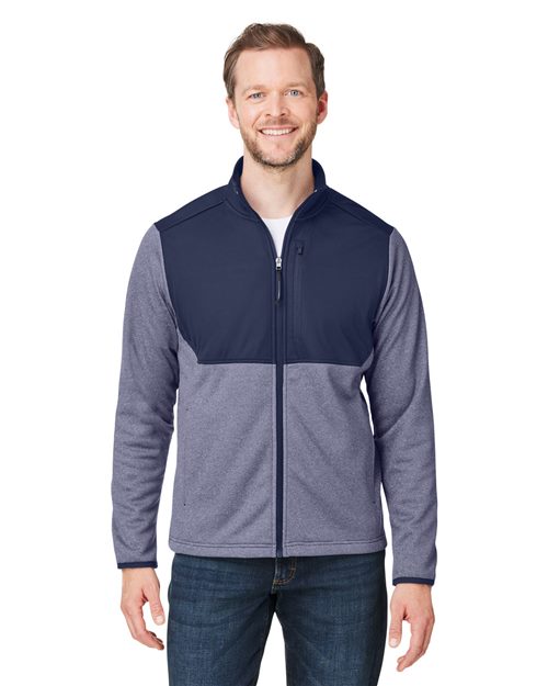 CORE365 - Venture Heathered Stripe Hybrid Jacket - CE74