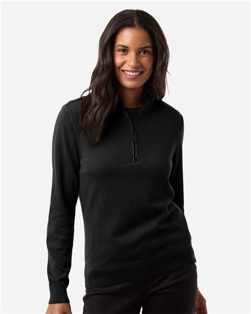 Devon & Jones - Women's New Classics Quarter-Zip Sweater - DG446W