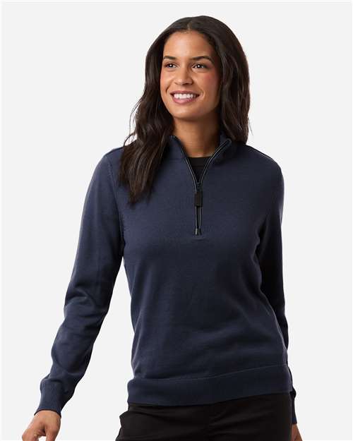 Devon & Jones - Women's New Classics Quarter-Zip Sweater - DG446W