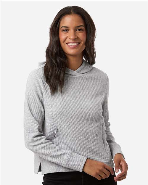 North End - Women's Spirit Textured Hooded Pullover - NE729W