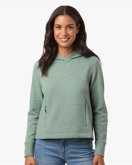 North End - Women's Spirit Textured Hooded Pullover - NE729W
