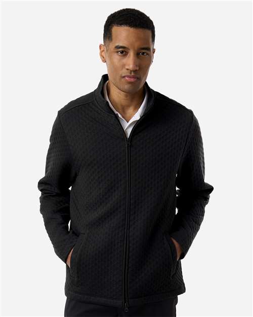 Devon & Jones - Men's Berkley Textured Full-Zip Jacket - DG740