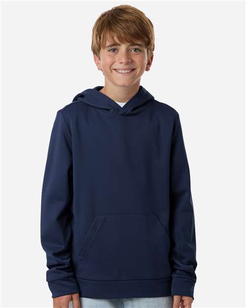 Team 365 - Youth Squad Hooded Tech Fleece Pullover - TT400Y