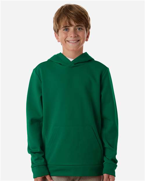 Team 365 - Youth Squad Hooded Tech Fleece Pullover - TT400Y