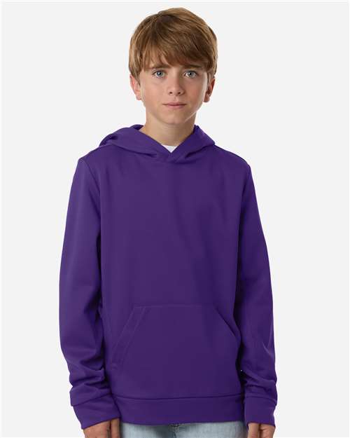 Team 365 - Youth Squad Hooded Tech Fleece Pullover - TT400Y