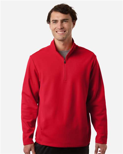 Team 365 - Unisex Squad Cadet Quarter-Zip Tech Fleece Pullover - TT401
