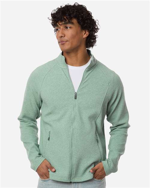 North End - Men's Spirit Textured Full-Zip - NE727