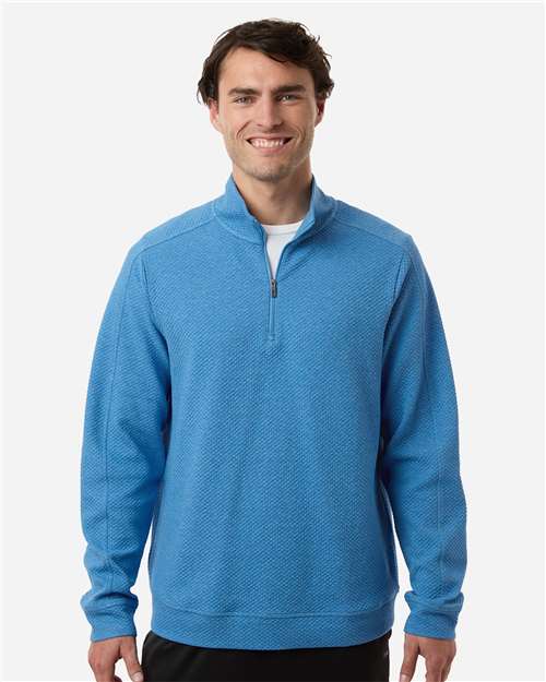 North End - Men's Spirit Textured Quarter-Zip Pullover - NE725