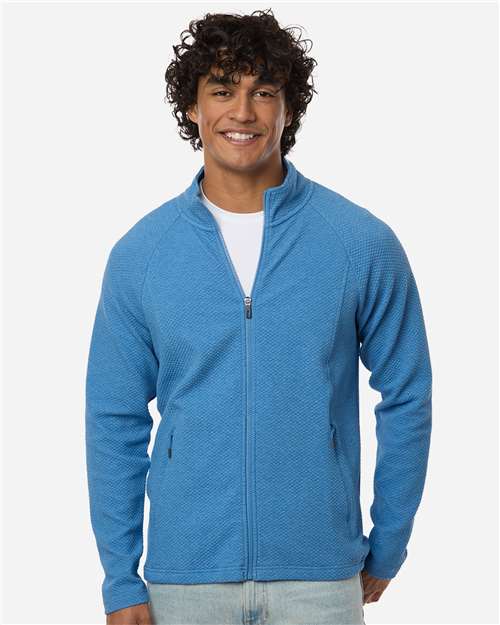 North End - Men's Spirit Textured Full-Zip - NE727