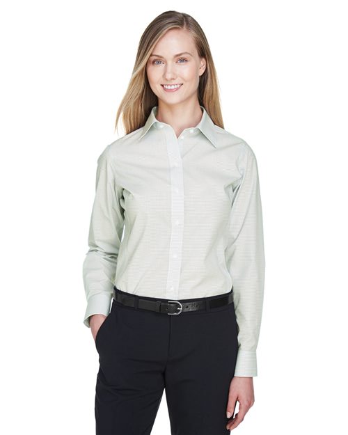 Devon & Jones - Women's Crown Collection® Micro Tattersall Woven Dress Shirt - DG510W