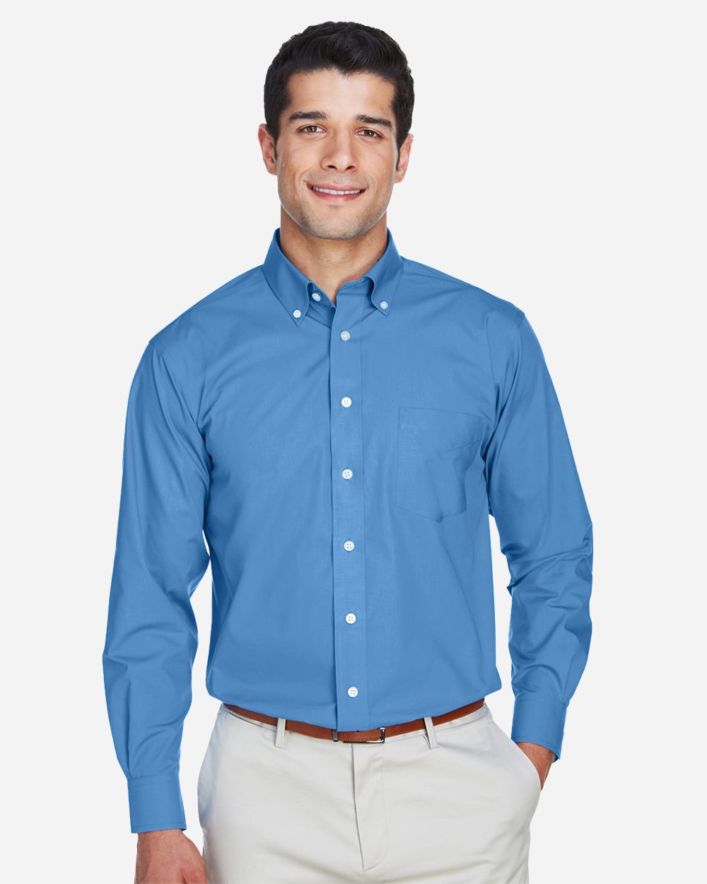 Devon & Jones - Men's Tall Crown Collection® Broadcloth Woven Dress Shirt - D620T