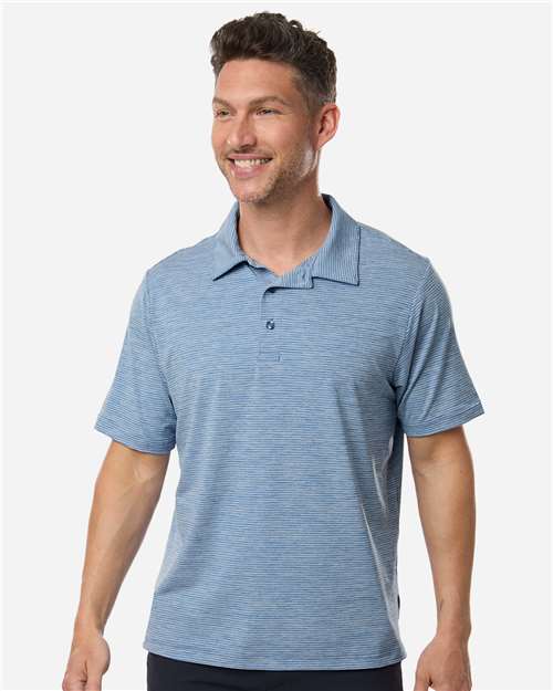 Team 365 - Men's Relay Heathered Stripe Polo - TT125