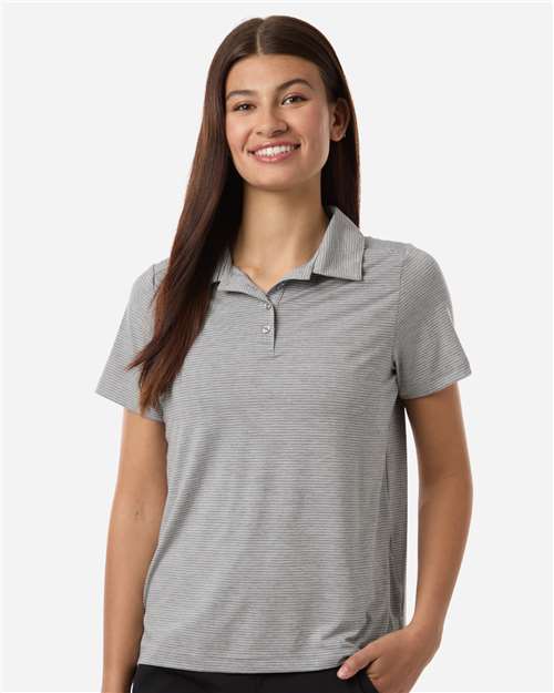 Team 365 - Women's Relay Heathered Stripe Polo - TT125W