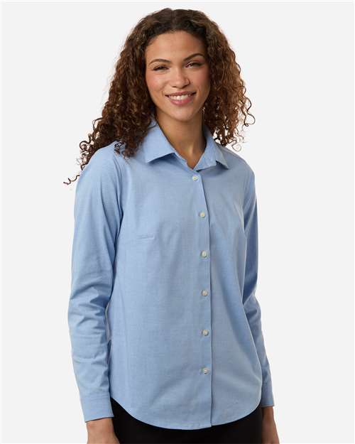 Devon & Jones - Women's CrownLux Performance® Spencer Poplin Dress Shirt - DG505W