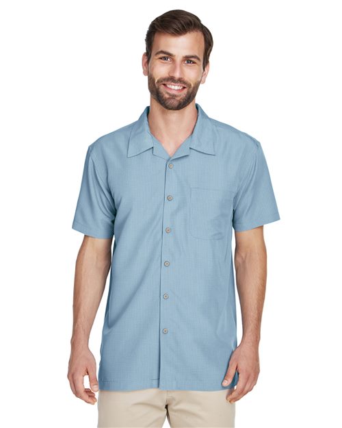 Harriton - Barbados Textured Camp Shirt - M560