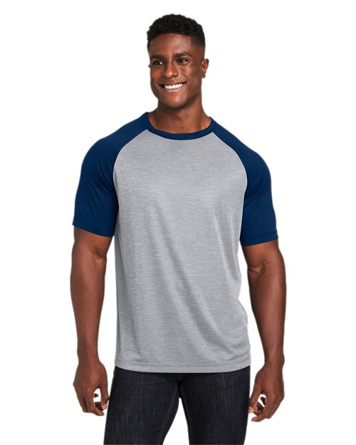 Team 365 - Unisex Zone Colorblock Raglan T-Shirt - TT62