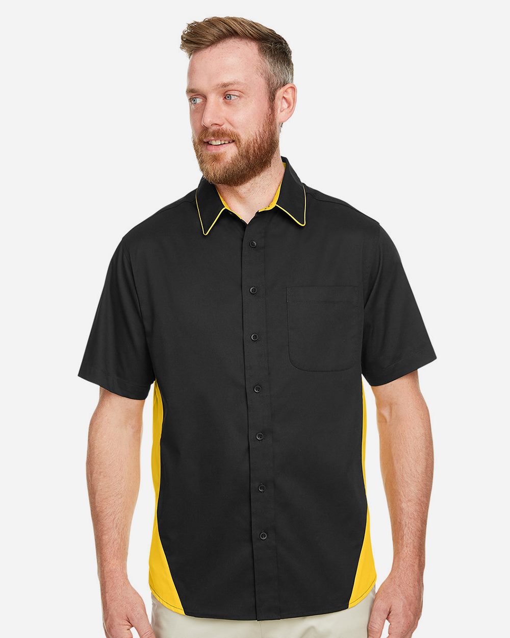 Harriton - Men's Flash IL Colorblock Shirt - M586