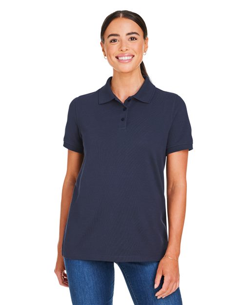 Harriton - Women's Valiant Cotton Snag Protect Polo - M205W