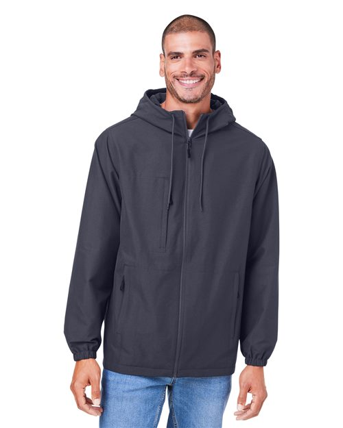 Harriton - Flex Twill Hooded Jacket - M73